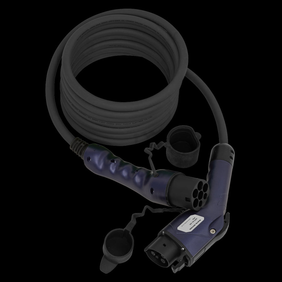 Sealey EV Charging Cable - Type 1 to Type 2 - 32A - 5m