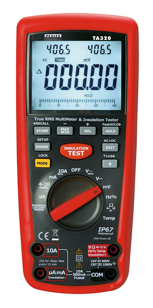 Sealey Digital Automotive Analyser/Insulation Tester - Hybrid Vehicles