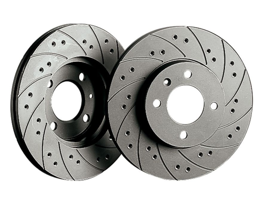 Black Diamond Front Brake Discs for Renault Zoe (258mm discs)