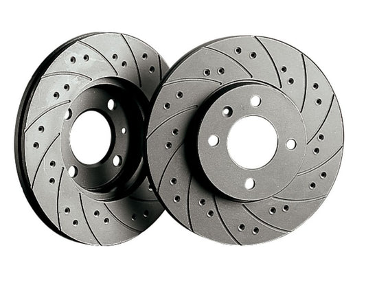 Black Diamond Front Brake Discs for Renault Zoe (280mm discs)
